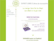 Tablet Screenshot of espritlibre.org